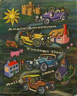 Anglo American Rally Programme 1954