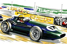 Aston Martin F1 racing car