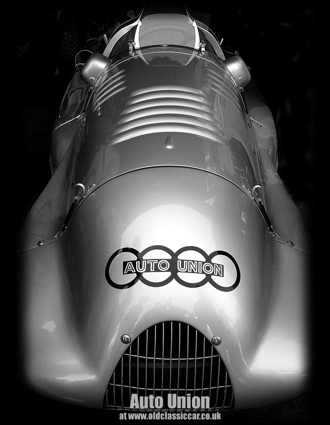 The one below I photographed at Shelsley Walsh Auto Union racing car