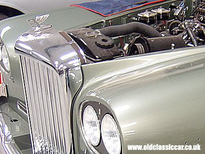 A Bentley Continental undergoing full restoration