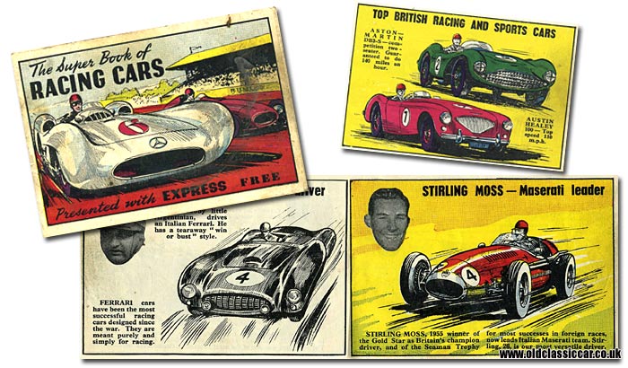 Daily Express book about racing cars