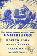 BRDC racing car exhibition