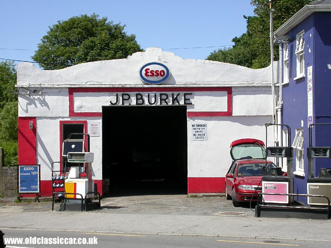 Burke's garage in Lisdoonvarna, ROI