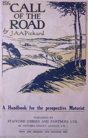 1920s book for motorists keen