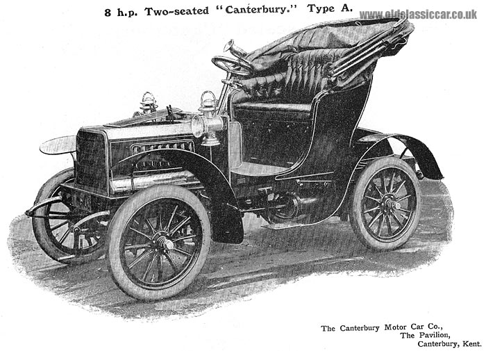 The 8hp Canterbury type A motor-car
