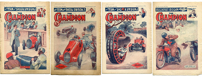 More motor racing scenes in the 1940s