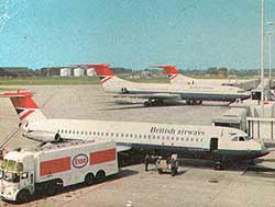 Manchester Airport British Airways airliners