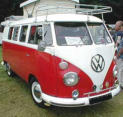 The classic VW 'splittie' Camper