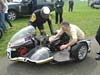 Racing sidecar at Cholmondeley