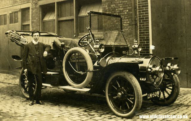 An Edwardian Delaunay-Belleville car