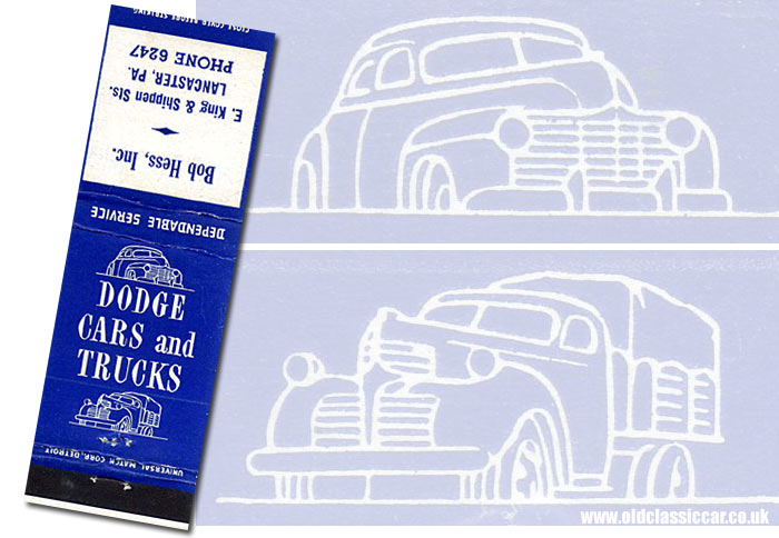 Matchbook for Dodge cars and truck service