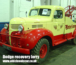 Ex-military Dodge lorry converted into a breakdown wagon