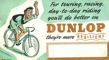 Dunlop bicycle tyres