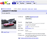 Jaguar in auction