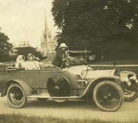 Vintage Crossley motor-car photograph