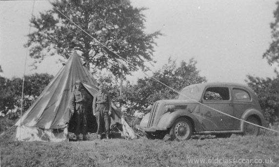 Ford 7W at a camp