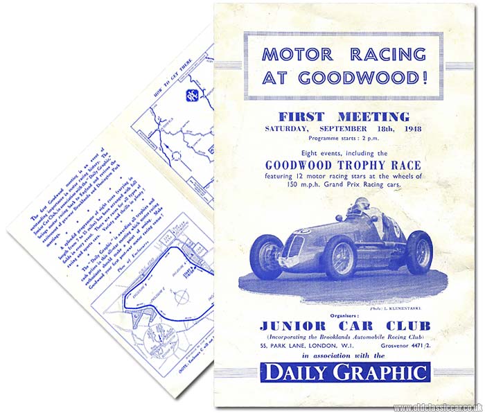 First race meeting held at Goodwood in 1948