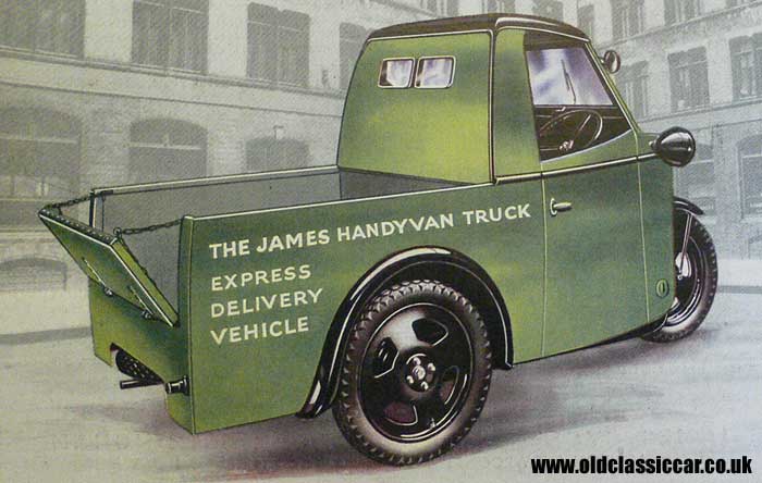 A Handyvan pickup truck of the 1930s