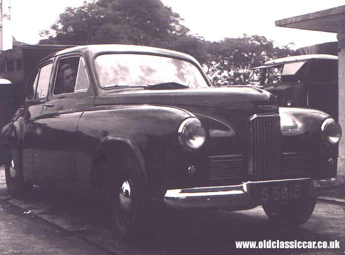 A larger photo of the'51 Humber Hawk that Karen's father won can be seen by
