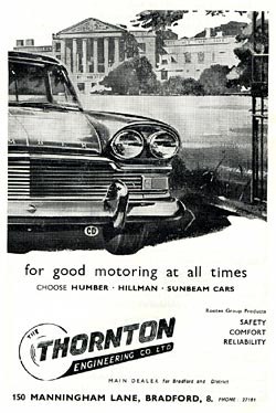 Advert for the Humber Super Snipe