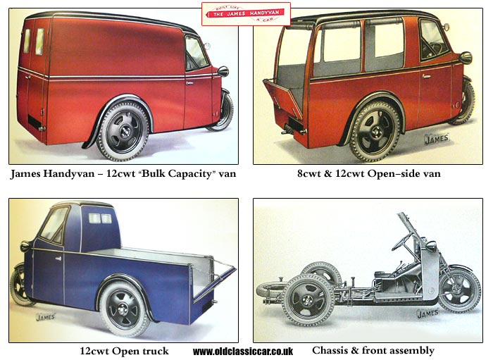 Period images of the James Handyvan