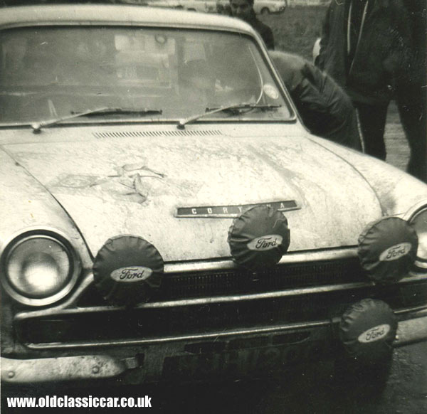 Front view of a Mk1 Lotus Cortina