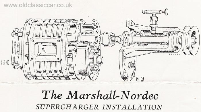 Marshall Nordec supercharger diagram