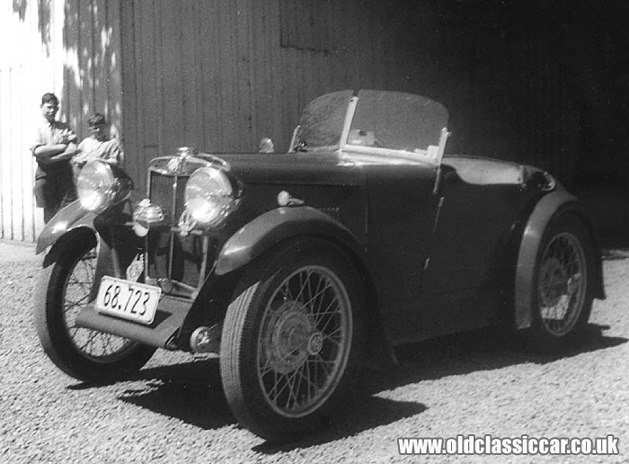 A 1930s MG M-Type Midget