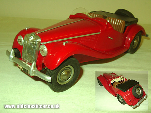 MG TF Sportscar toy produced in England