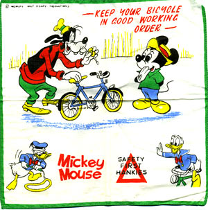 Mickey Mouse hankie no.1