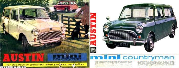 Brochure images of the Mini Countryman