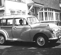 A Morris Minor estate car