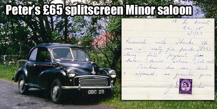803cc Morris Minor splitscreen