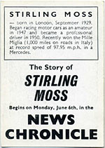 Cards featuring Stirling Moss