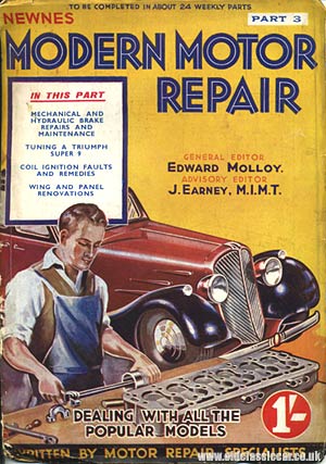 Car repair magazine cover