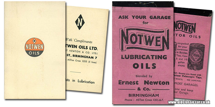 Notebook sponsored by Notwen Oils