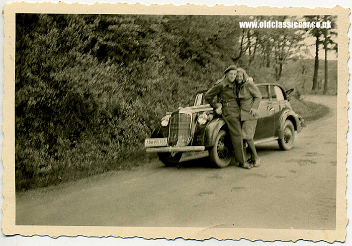 time from 1937 the location is Hanover and a small Opel Olympia saloon