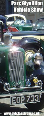 Car show at Parc Glynllifon nr Caernarfon in Wales