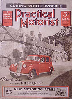 1930s Practical Motorist magazine