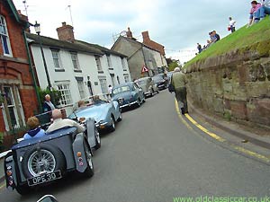 classic car road run