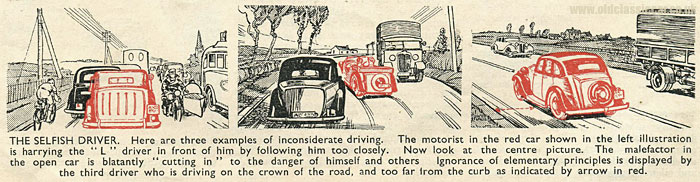 Tips on driving in this pre-war magazine