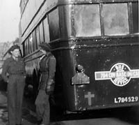 Wartime bus with the RASC