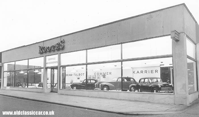A Rootes Group garage
