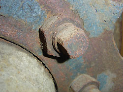 rusty wheelnut
