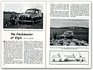 Austin A35 van featured in Sidelights magazine