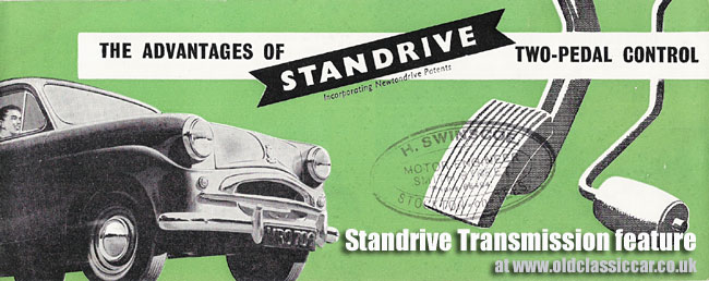 Two pedal transmission leaflet