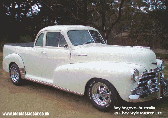 A look at Ray's restored Chevy Ute