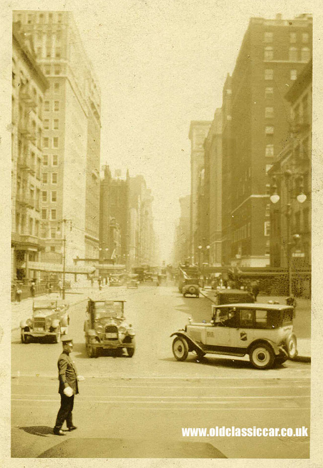 American taxis in the 1920s
