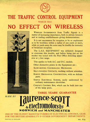 Pre-war road traffic lights