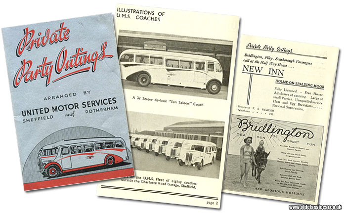 Booklet for United Motor Services of Sheffield